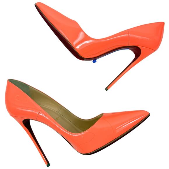 Christian Louboutin So Kate Patent Leather Heels Flamingo Size 39 - Picture 7 of 9
